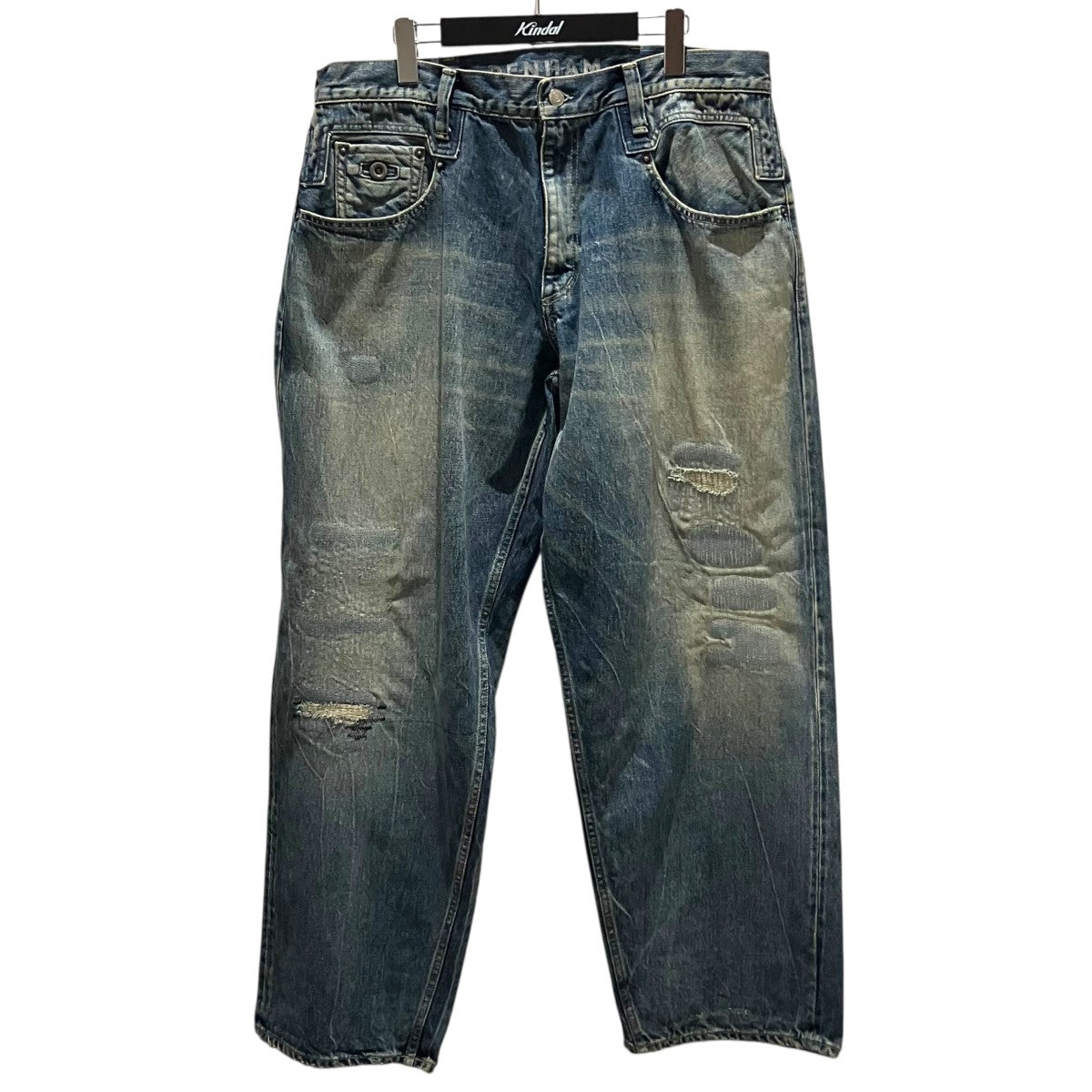 Denham ダメージ加工デニムパンツ01-26-04-11-103 古着・中古-1枚目のアイテム画像