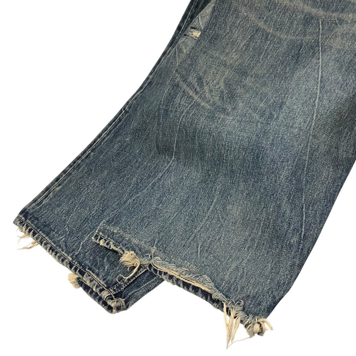 Denham ダメージ加工デニムパンツ01-26-04-11-103 古着・中古-4枚目のアイテム画像