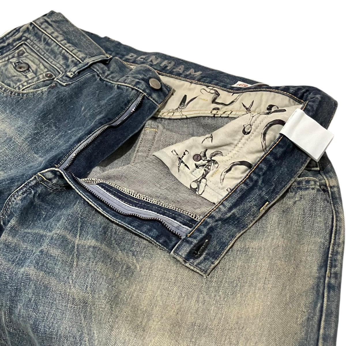 Denham ダメージ加工デニムパンツ01-26-04-11-103 古着・中古-5枚目のアイテム画像