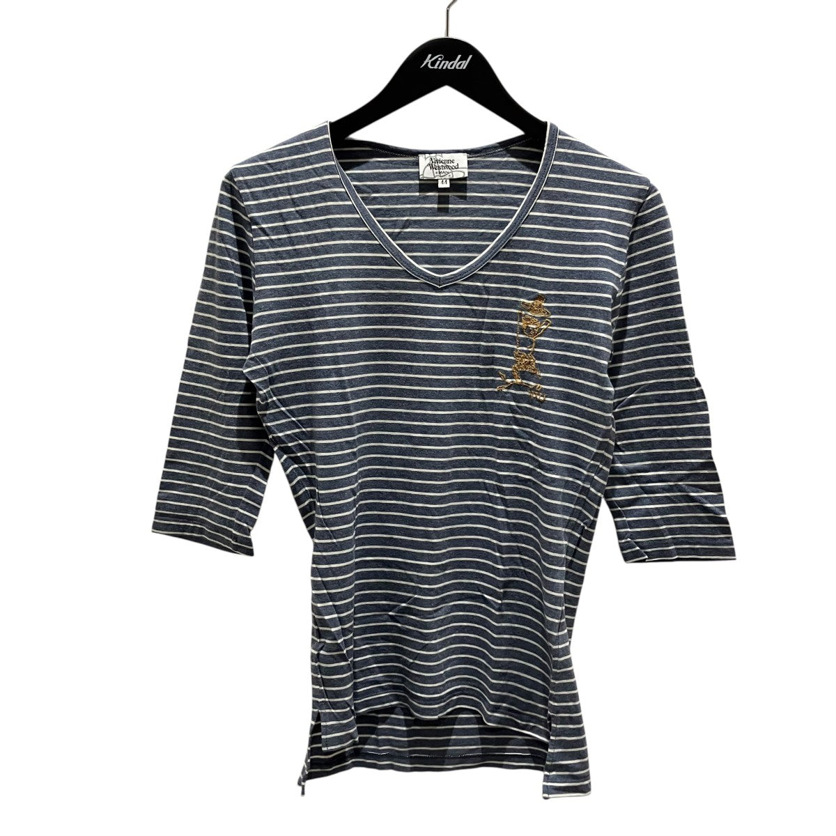 Vivienne Westwood man ボーダーカットソー129122 古着・中古-1枚目のアイテム画像