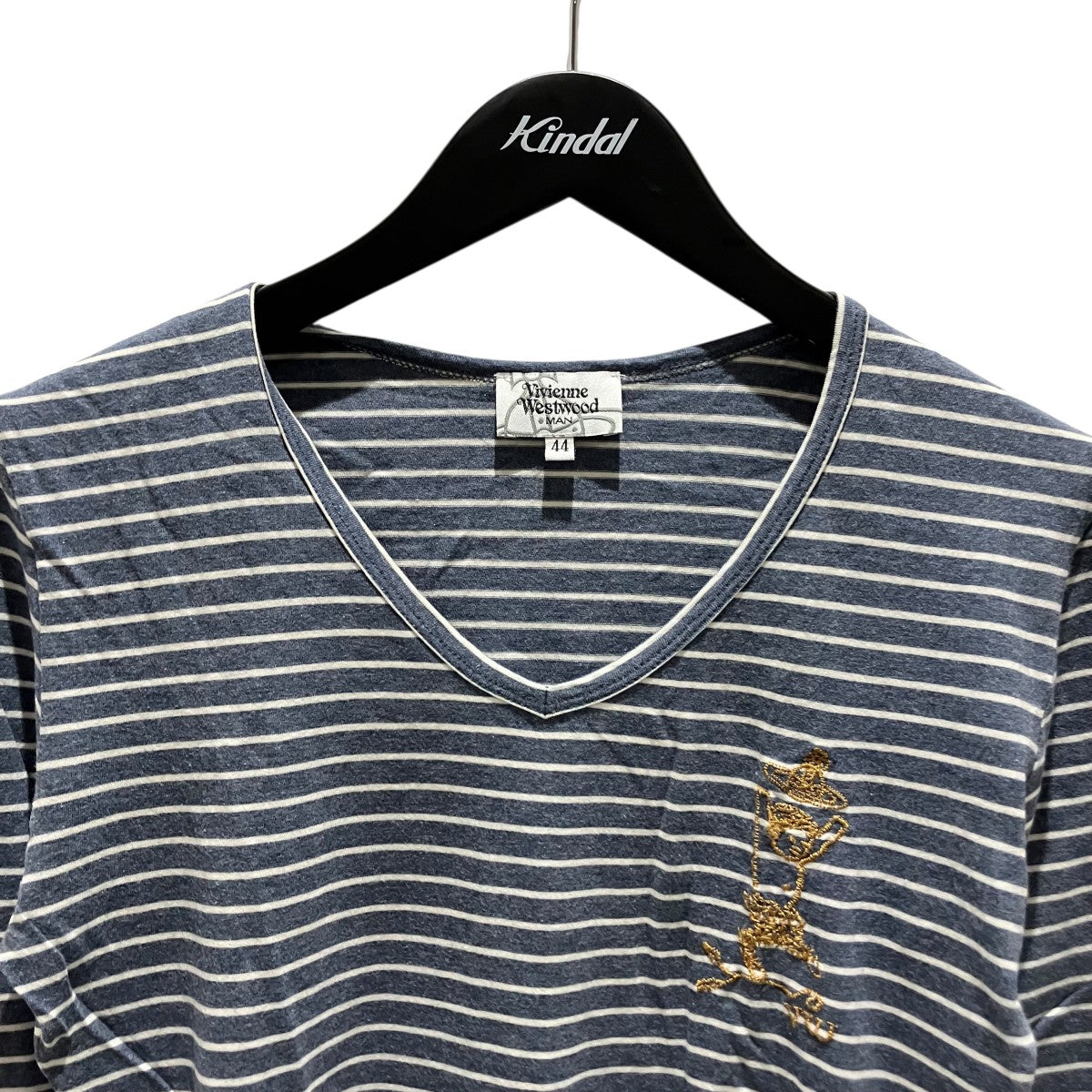 Vivienne Westwood man ボーダーカットソー129122 古着・中古-3枚目のアイテム画像