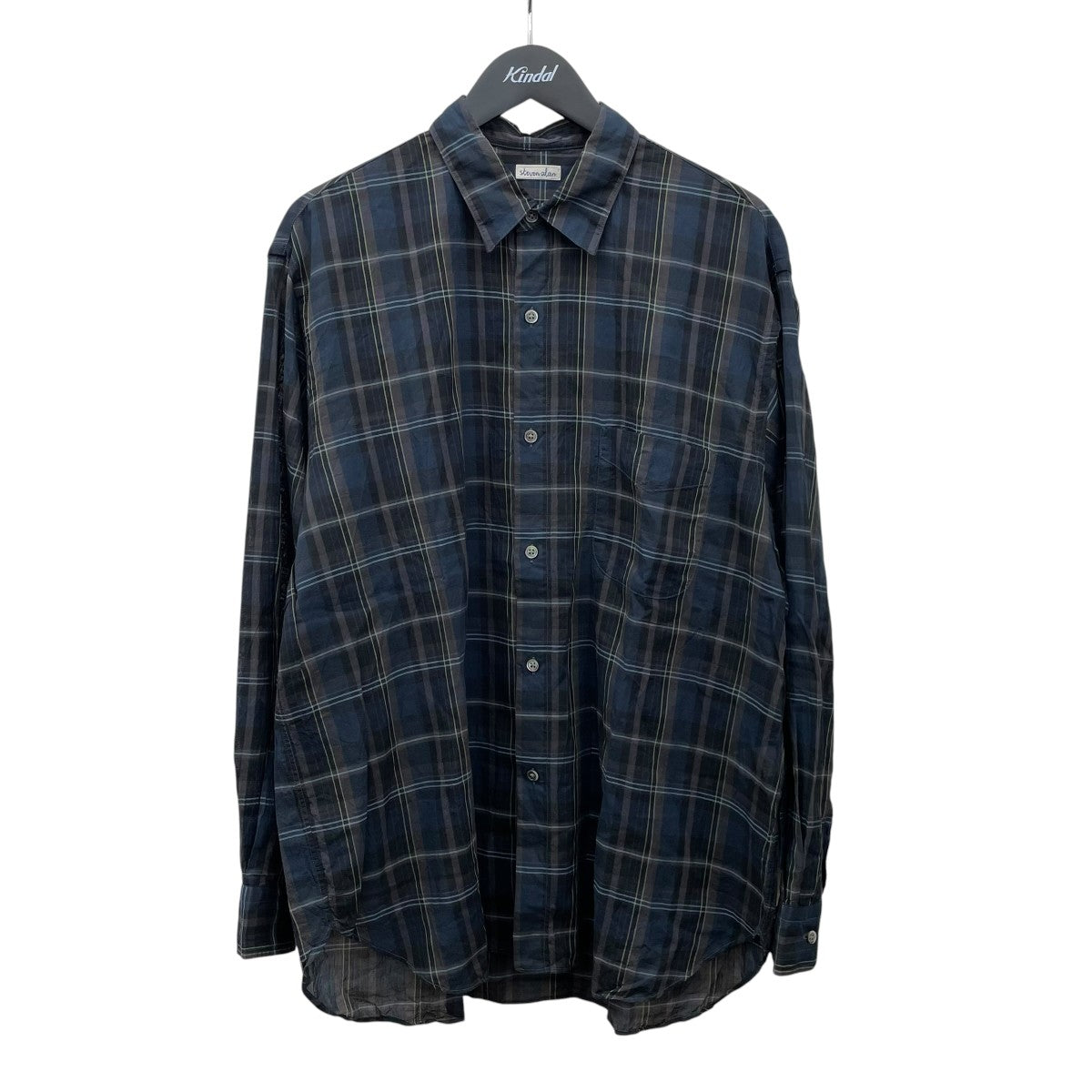 STEVEN ALAN チェックシャツ8111-699-1069 古着・中古-1枚目のアイテム画像