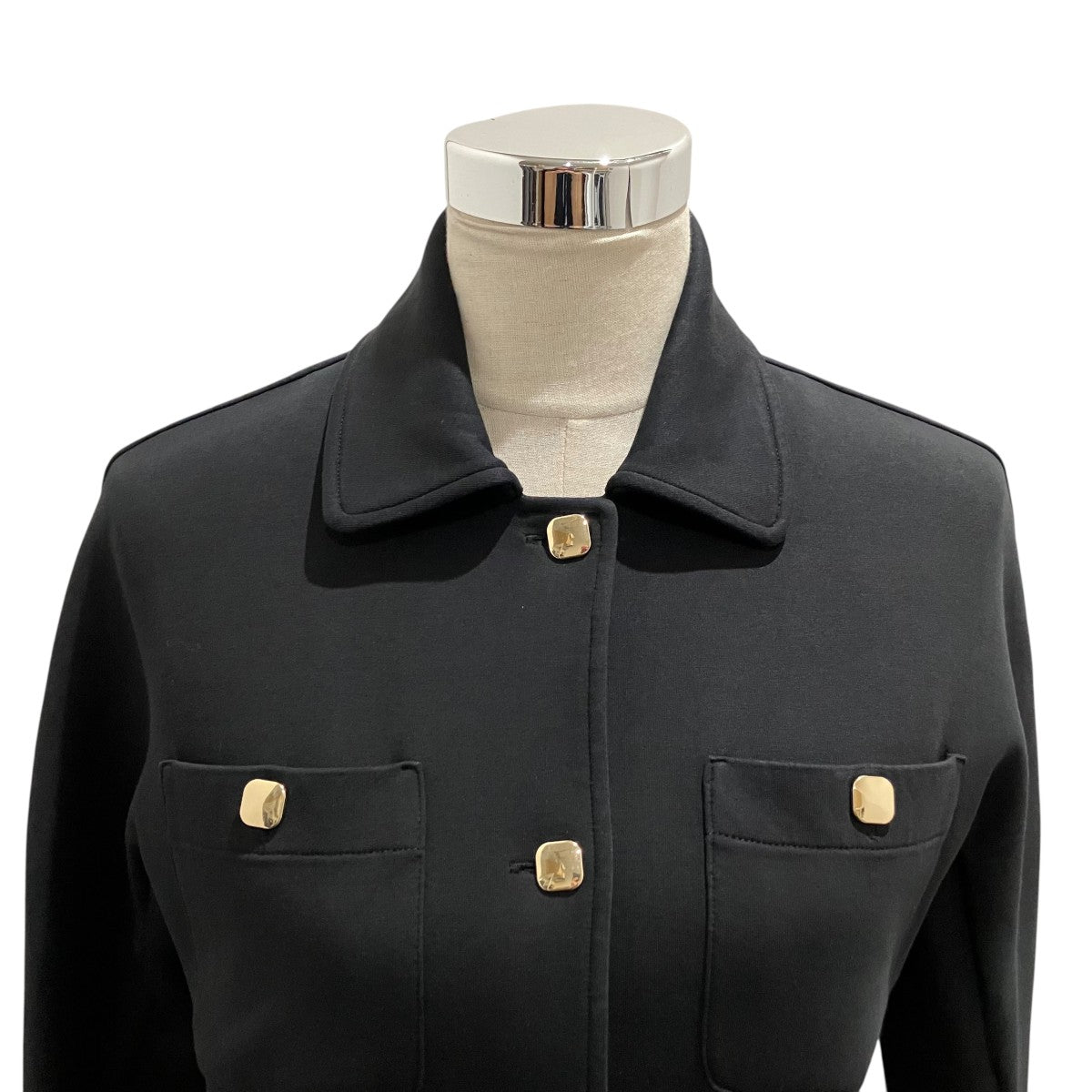 ’S Max Mara スキューバ ジャージー ジャケットARMONIOSO 古着・中古-3枚目のアイテム画像