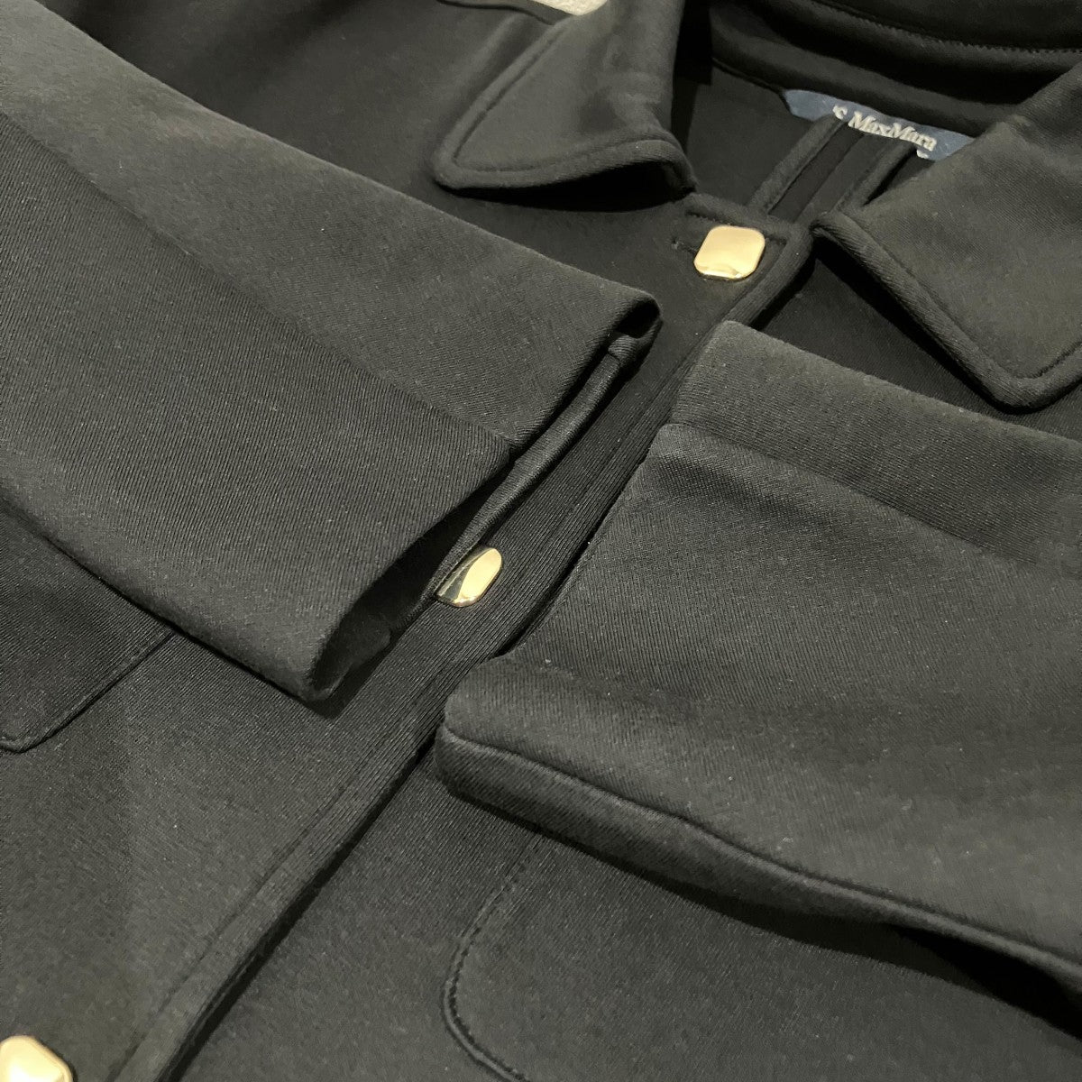 ’S Max Mara スキューバ ジャージー ジャケットARMONIOSO 古着・中古-6枚目のアイテム画像