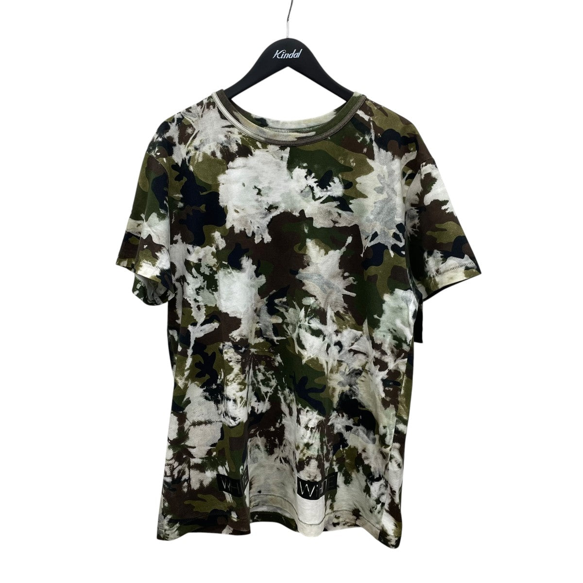 OFFWHITE カモ柄バックロゴTシャツ 古着・中古-1枚目のアイテム画像