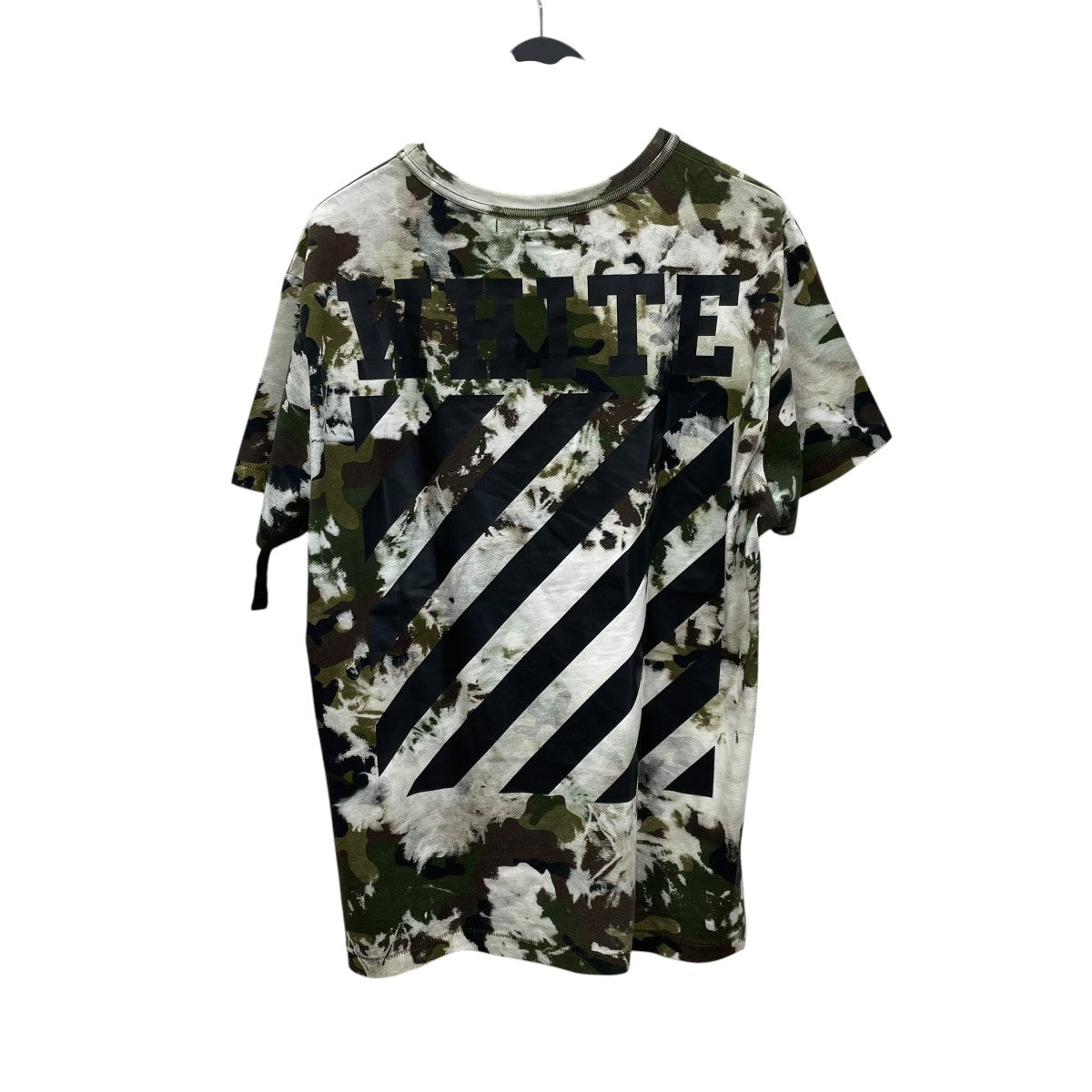 OFFWHITE カモ柄バックロゴTシャツ 古着・中古-2枚目のアイテム画像
