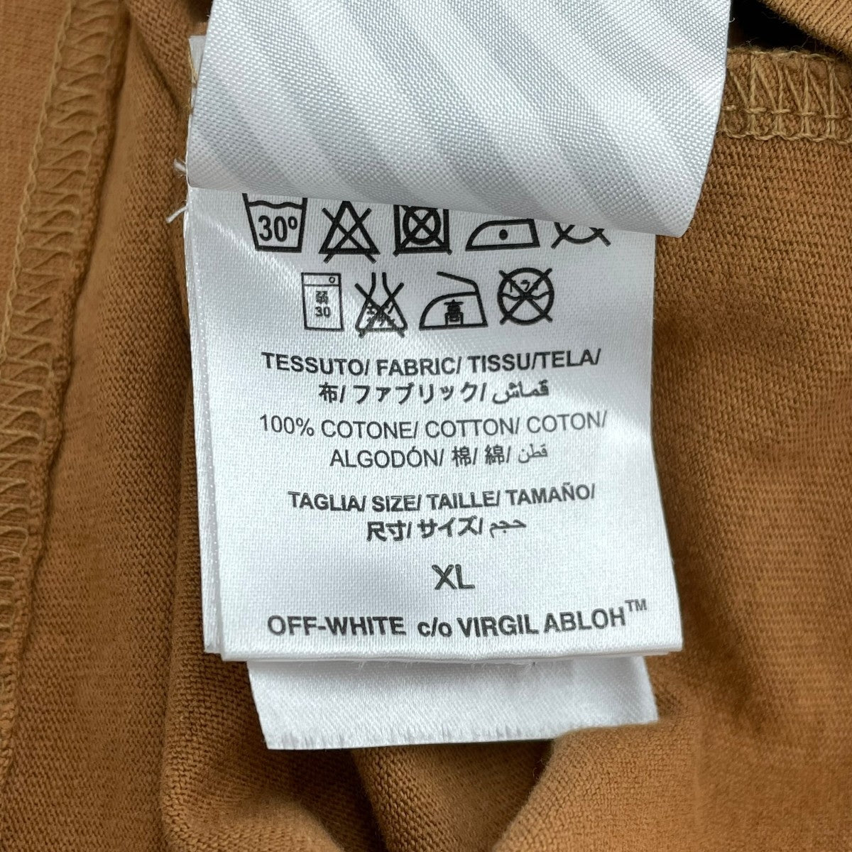 OFFWHITE×MIDNIGHT STUDIOUS 切替Tシャツ 古着・中古-8枚目のアイテム画像