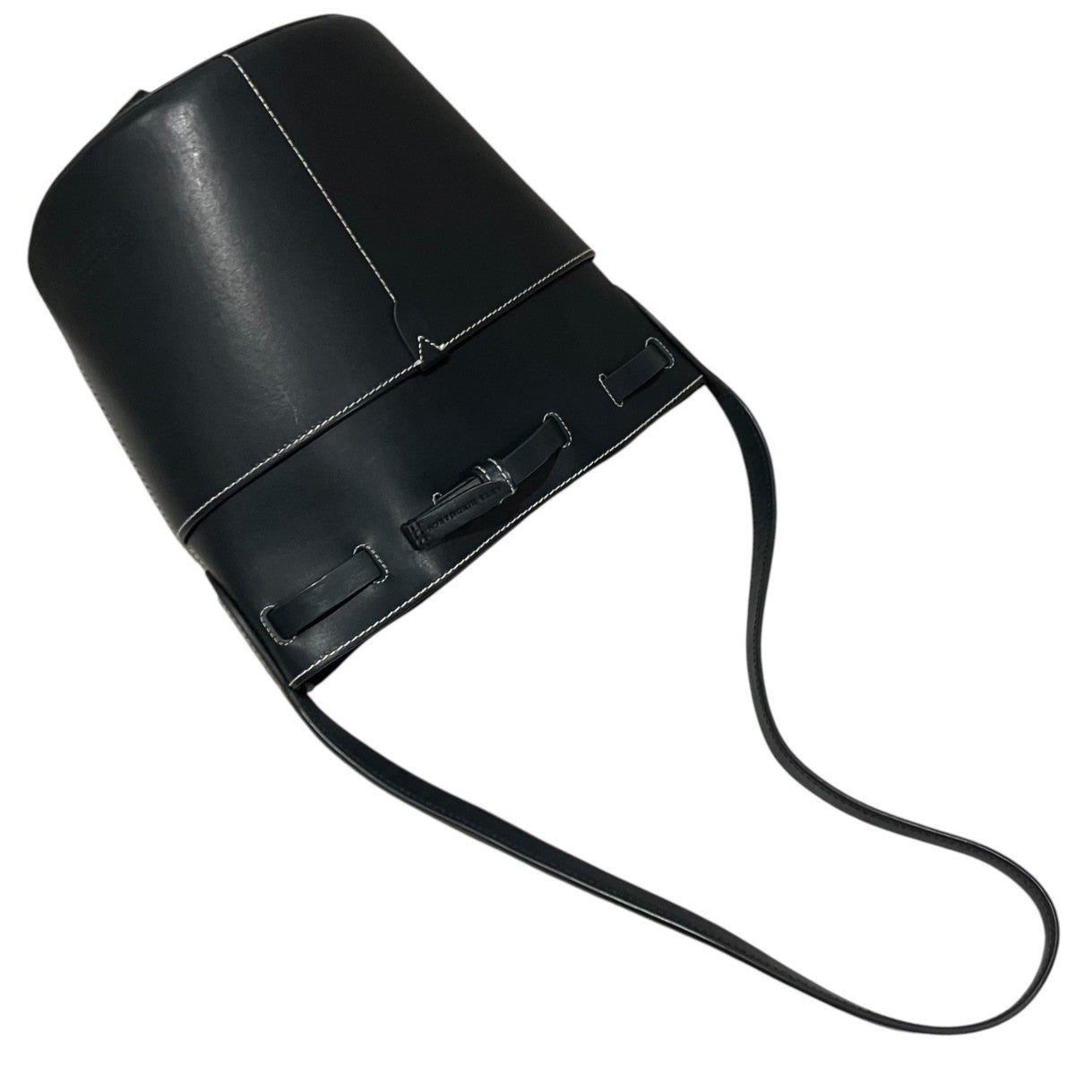 ANYA HINDMARCH 【RETURN TO NATURE BUCKET BAG SMALL IN MARINE COMPOSTABLE LEATHER】バケットバッグ172455 古着・中古-7枚目のアイテム画像