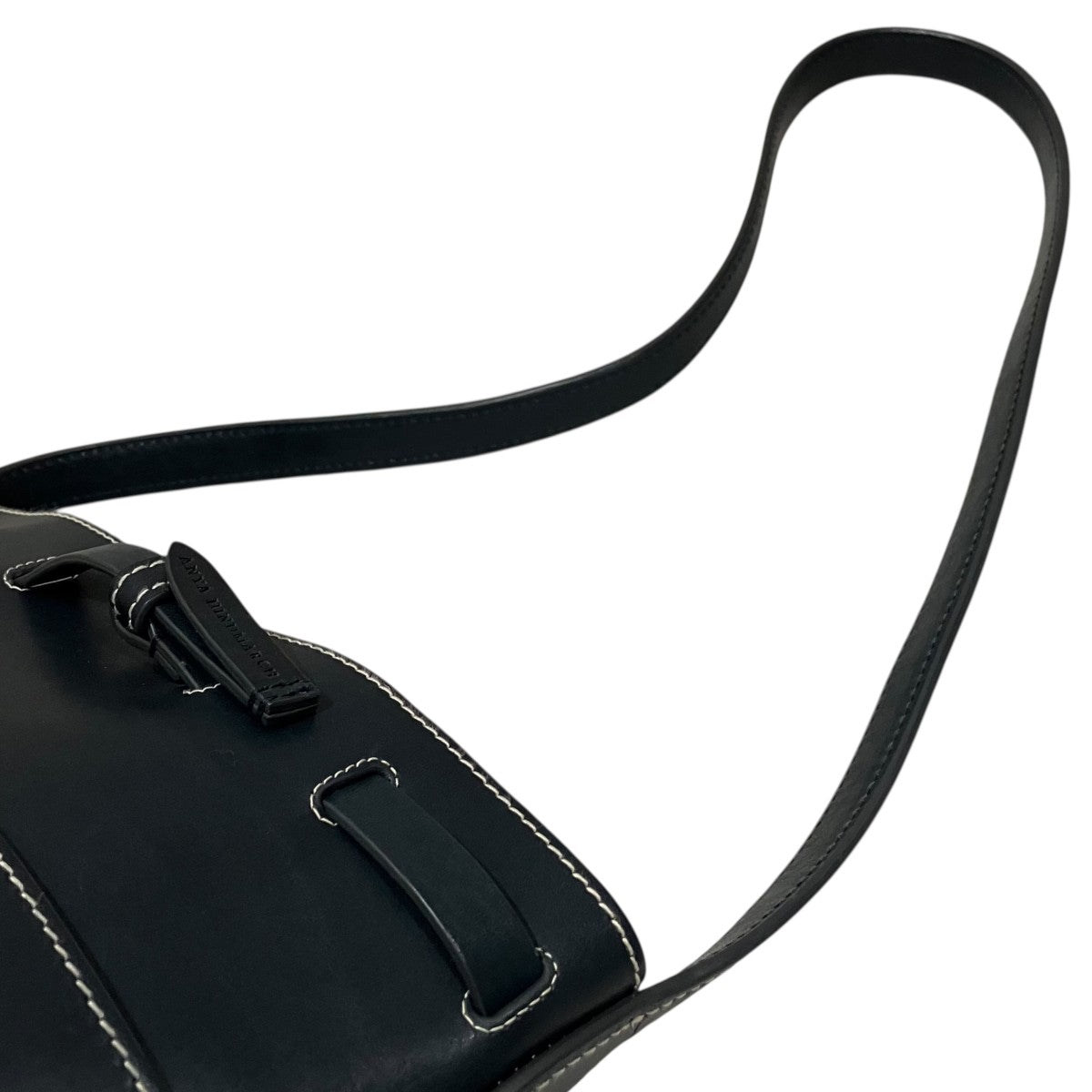 ANYA HINDMARCH 【RETURN TO NATURE BUCKET BAG SMALL IN MARINE COMPOSTABLE LEATHER】バケットバッグ172455 古着・中古-8枚目のアイテム画像