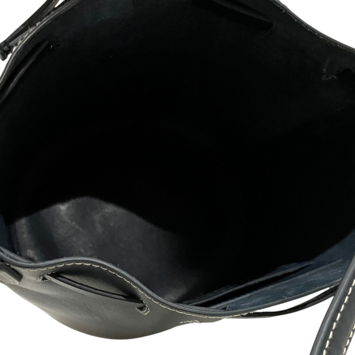 ANYA HINDMARCH 【RETURN TO NATURE BUCKET BAG SMALL IN MARINE COMPOSTABLE LEATHER】バケットバッグ172455 古着・中古-9枚目のアイテム画像