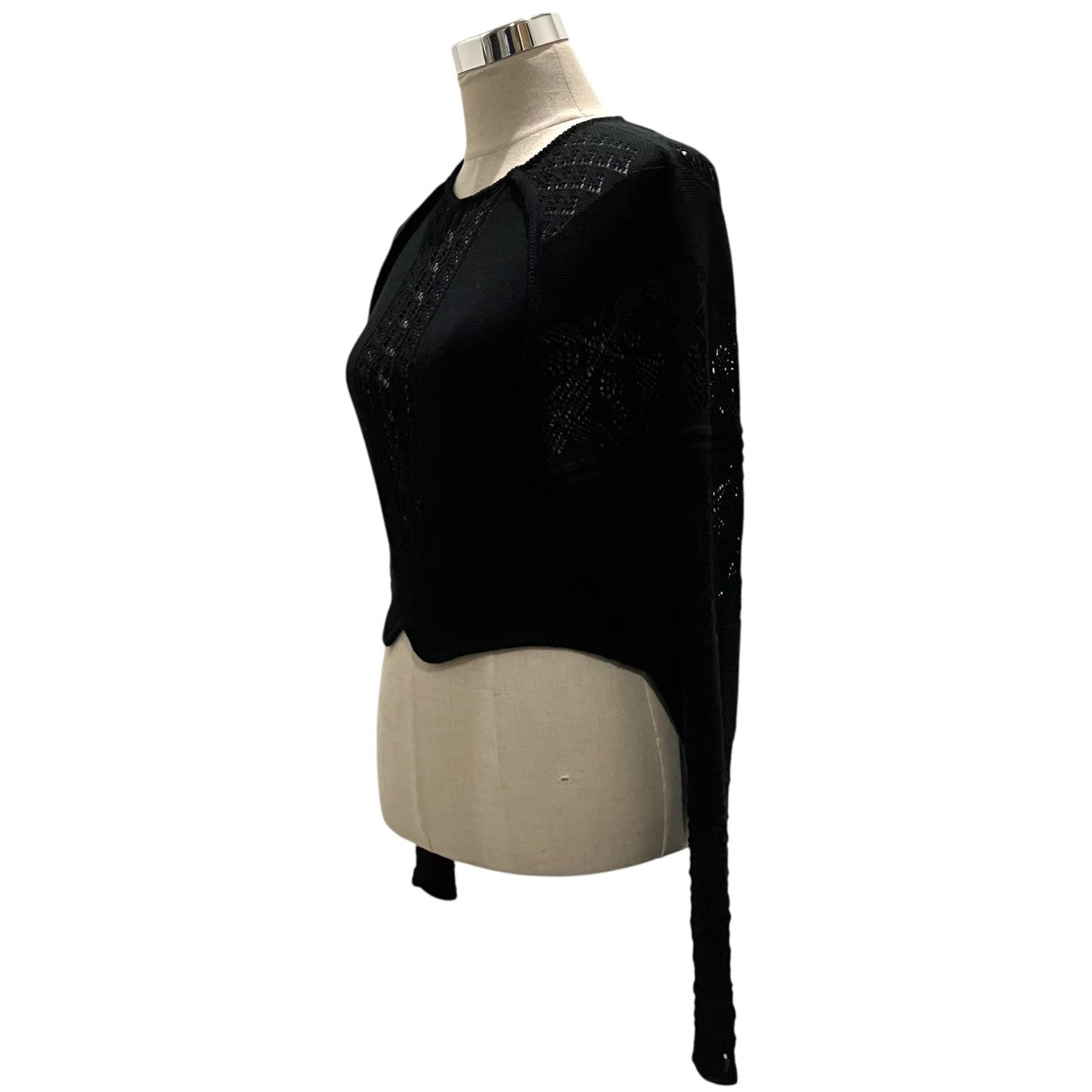 mame kurogouchi 25SS【Lace Knitted Top】レース編みニットMM25SS-KN069 古着・中古-3枚目のアイテム画像