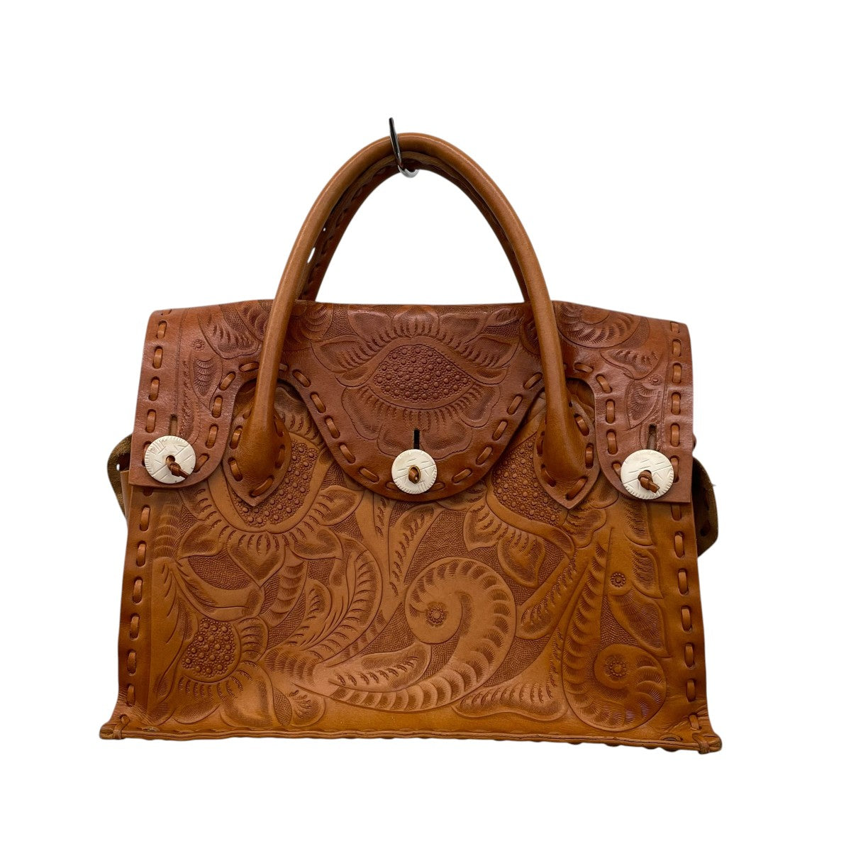 CARVING TRIBES Maestra Mハンドバッグ 古着・中古-1枚目のアイテム画像