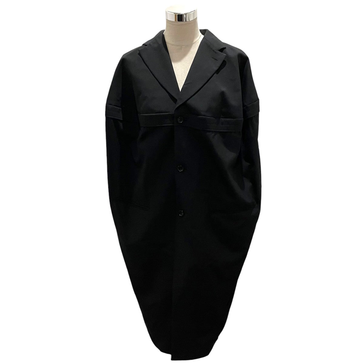 COMME des GARCONS 25SSノースリーブロングテーラードジャケットGO-J029 古着・中古-1枚目のアイテム画像