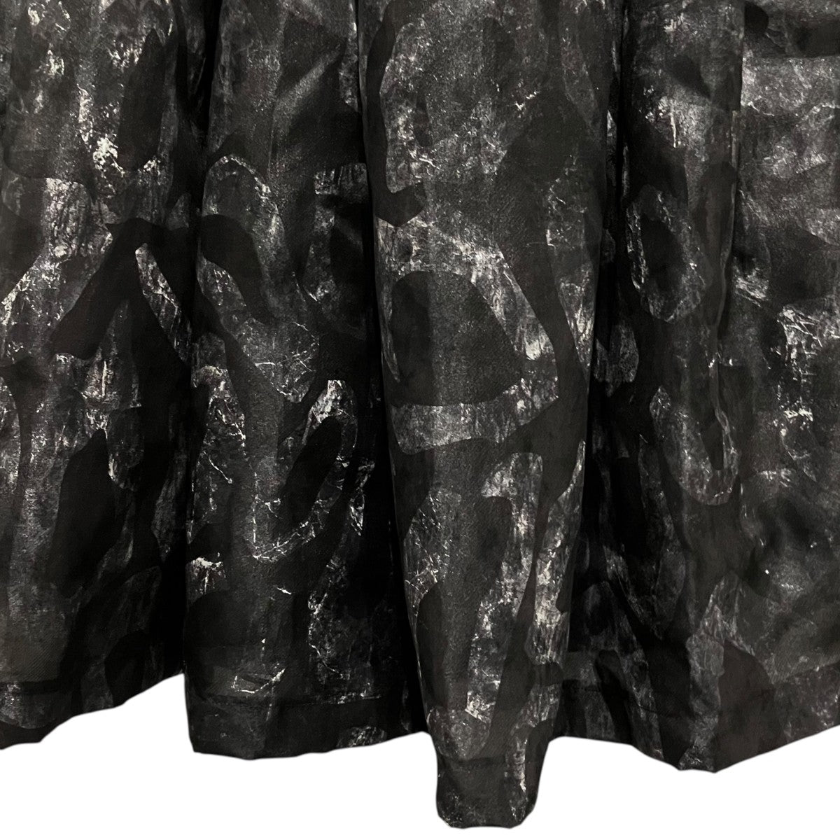 COMME des GARCONS COMME des GARCONS 25SS総柄シルクコーティングチュールスカートRO-S011 古着・中古-4枚目のアイテム画像