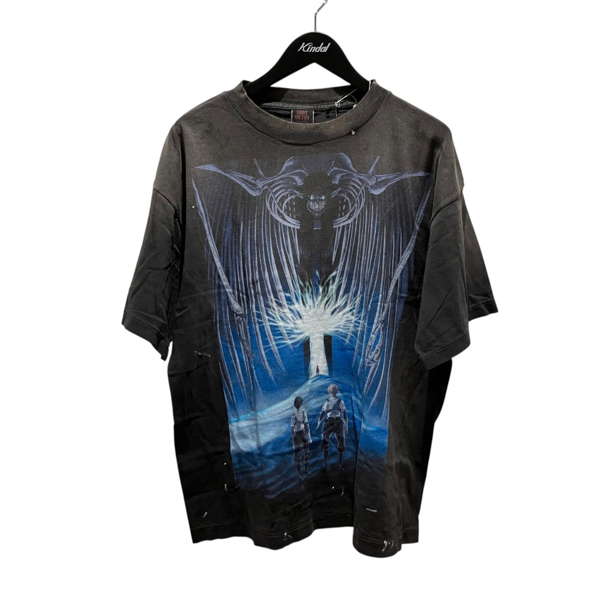 SAINT MICHAEL×進撃の巨人 プリントTシャツSM-MK8-0000-C77 古着・中古-1枚目のアイテム画像