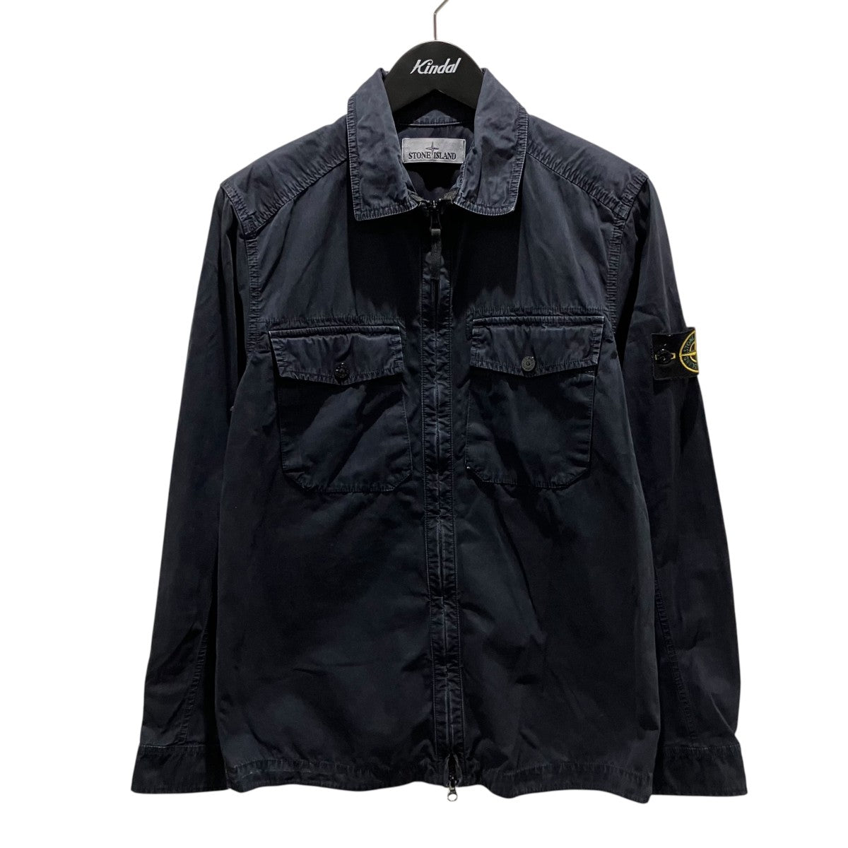 STONE ISLAND ガーメントダイ加工ジャケット611503KN 古着・中古-1枚目のアイテム画像