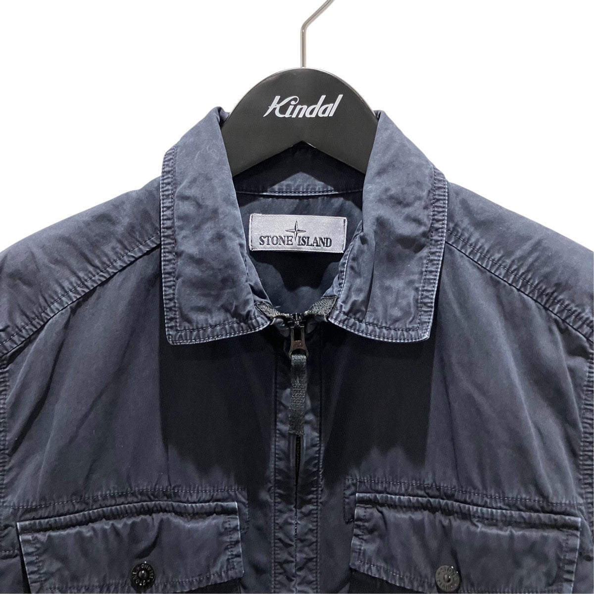 STONE ISLAND ガーメントダイ加工ジャケット611503KN 古着・中古-3枚目のアイテム画像