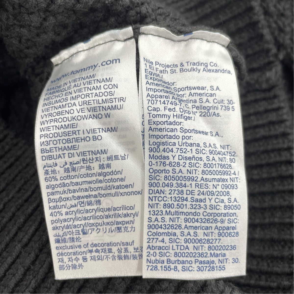 TOMMY HILFIGER ケーブルニット76J4185 古着・中古-6枚目のアイテム画像