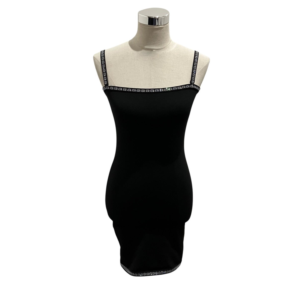ALEXANDER WANG 【Mini Dress with Crystal Trim】ワンピース1KC2236005 古着・中古-1枚目のアイテム画像