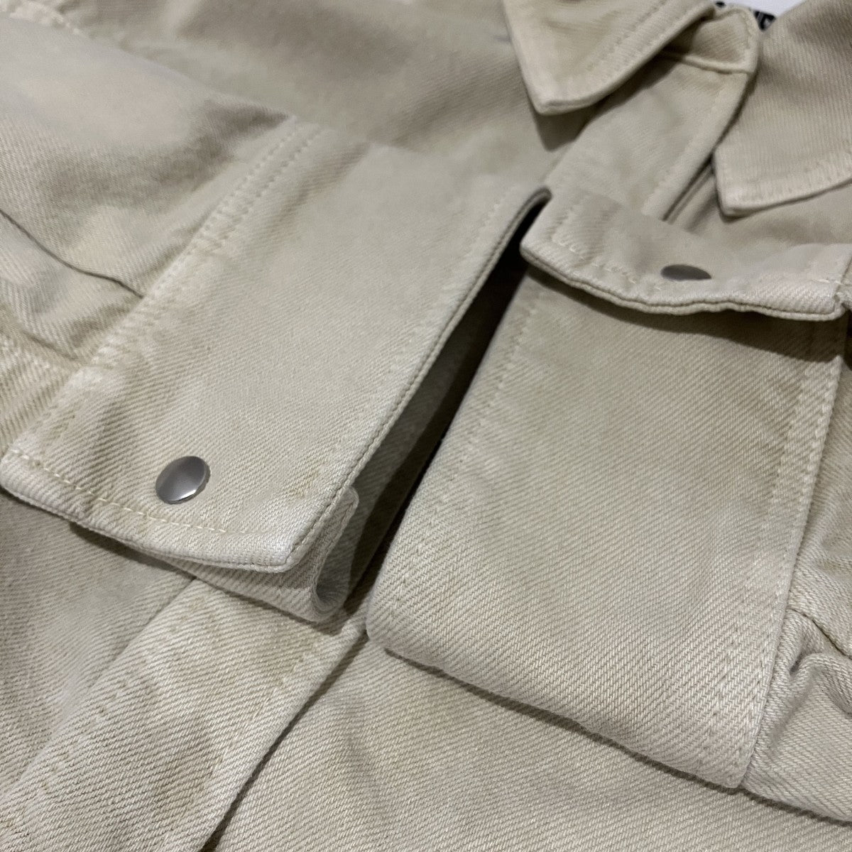 24AW【DIAGONAL COTTON ORGANIC DENIM】デニムジャケットJ01DL0139