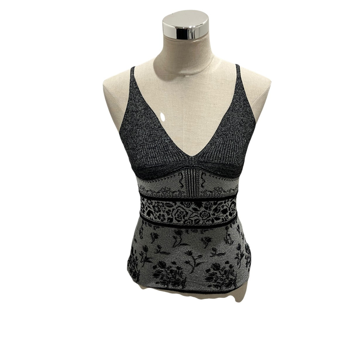 26SS【Floral Jacquard Knit Camisole Top】キャミソールMM26SS-KN083