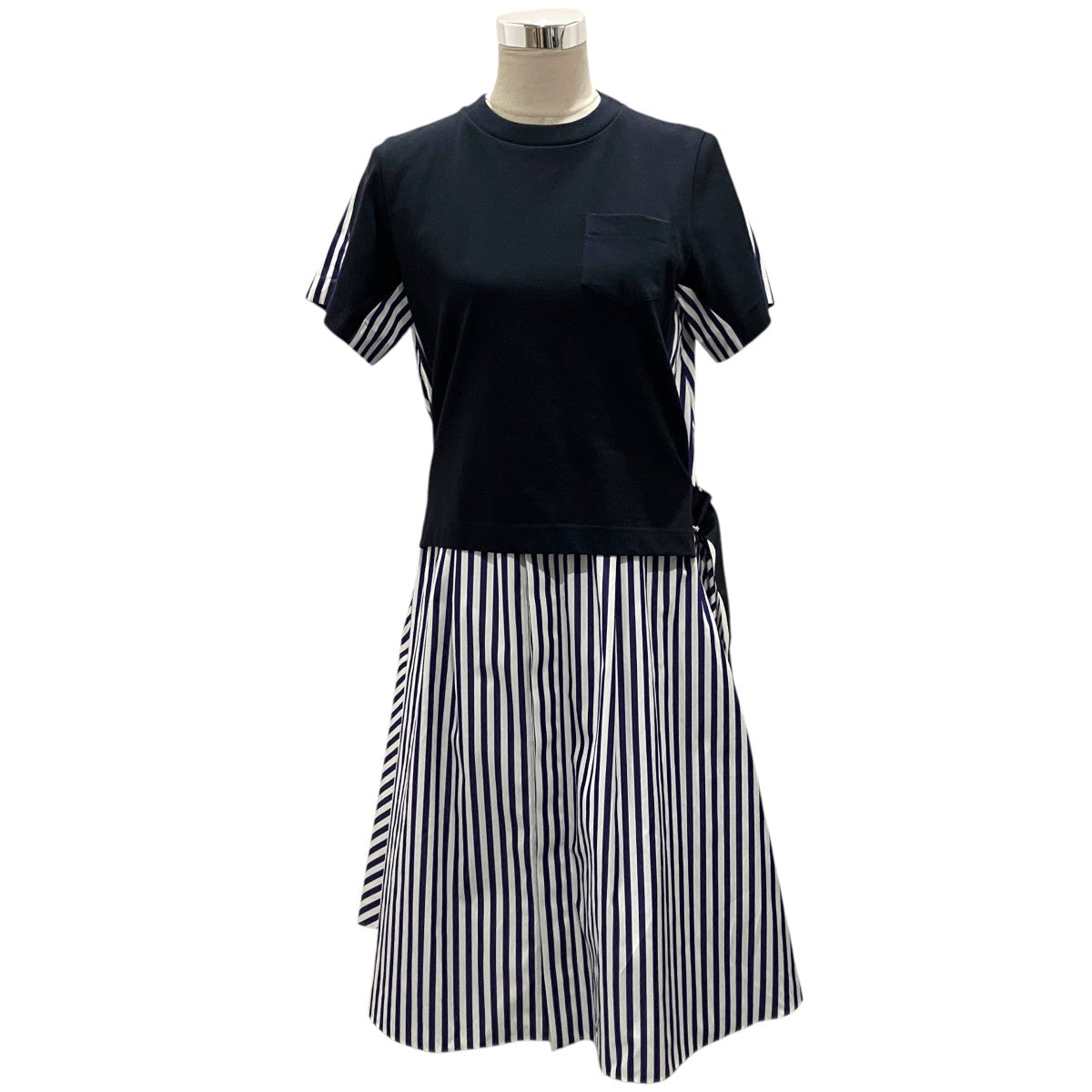 sacai 24SSドッキングワンピース24-07620 古着・中古-1枚目のアイテム画像