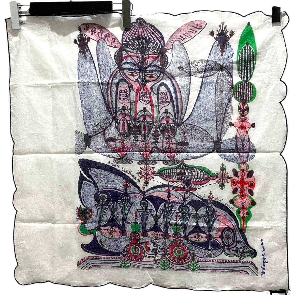LEMAIRE 【ANGKASAPRA LARGE BANDANA】スカーフAC1043 LF1092 古着・中古-2枚目のアイテム画像