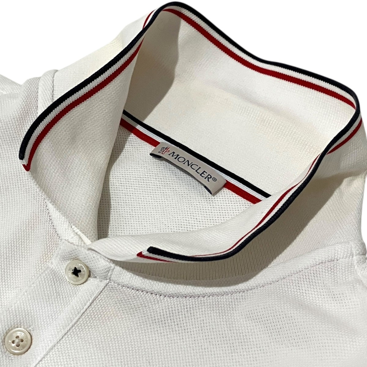 MONCLER 【MAGLIA POLO MANICA】ポロシャツ 古着・中古-6枚目のアイテム画像