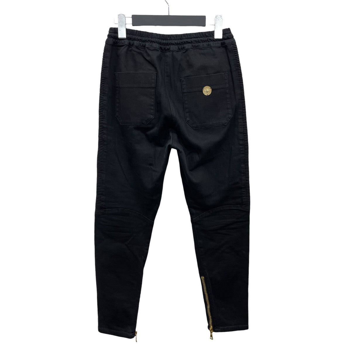 BALMAIN バイカースウェットパンツ 古着・中古-2枚目のアイテム画像