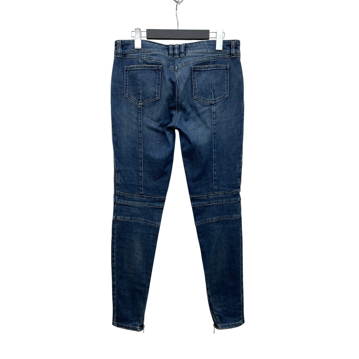 BALMAIN バイカーデニムパンツ995998-264N 古着・中古-2枚目のアイテム画像