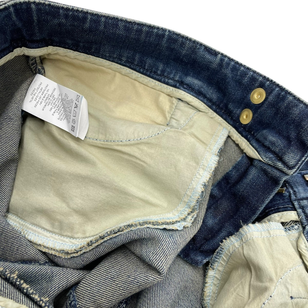 BALMAIN バイカーデニムパンツ995998-264N 古着・中古-6枚目のアイテム画像
