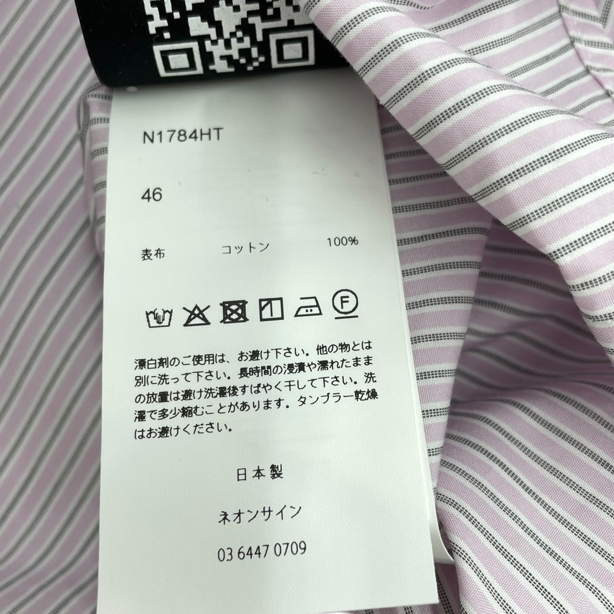 NEON SIGN ストライプシャツN1784HT 古着・中古-7枚目のアイテム画像