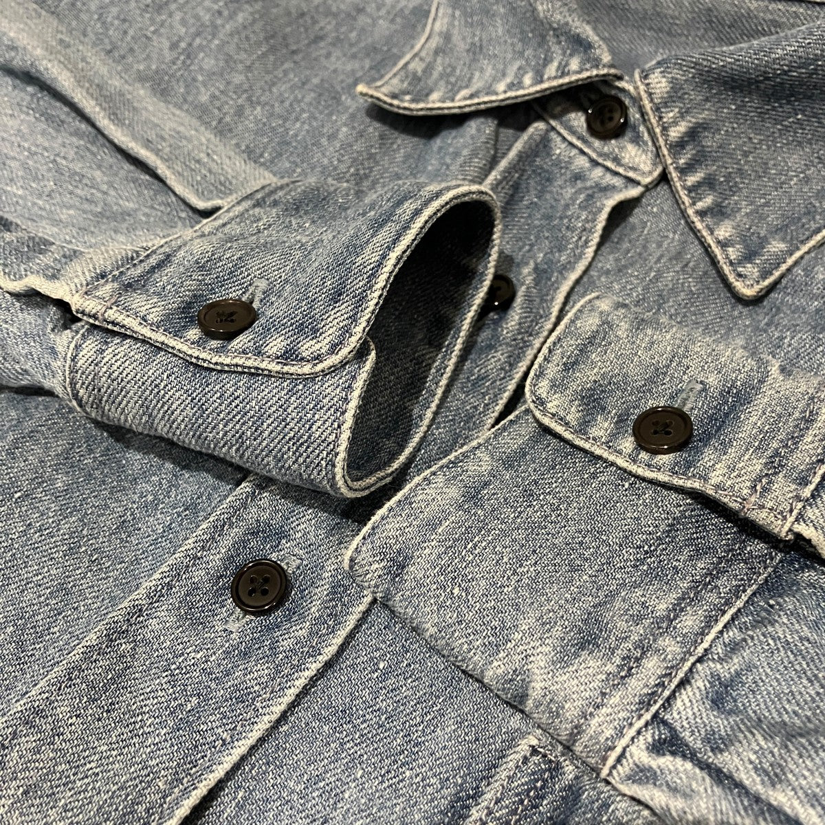 THE ROW 【Nesson Shirt】リネンシャツ8740-W3654 古着・中古-6枚目のアイテム画像