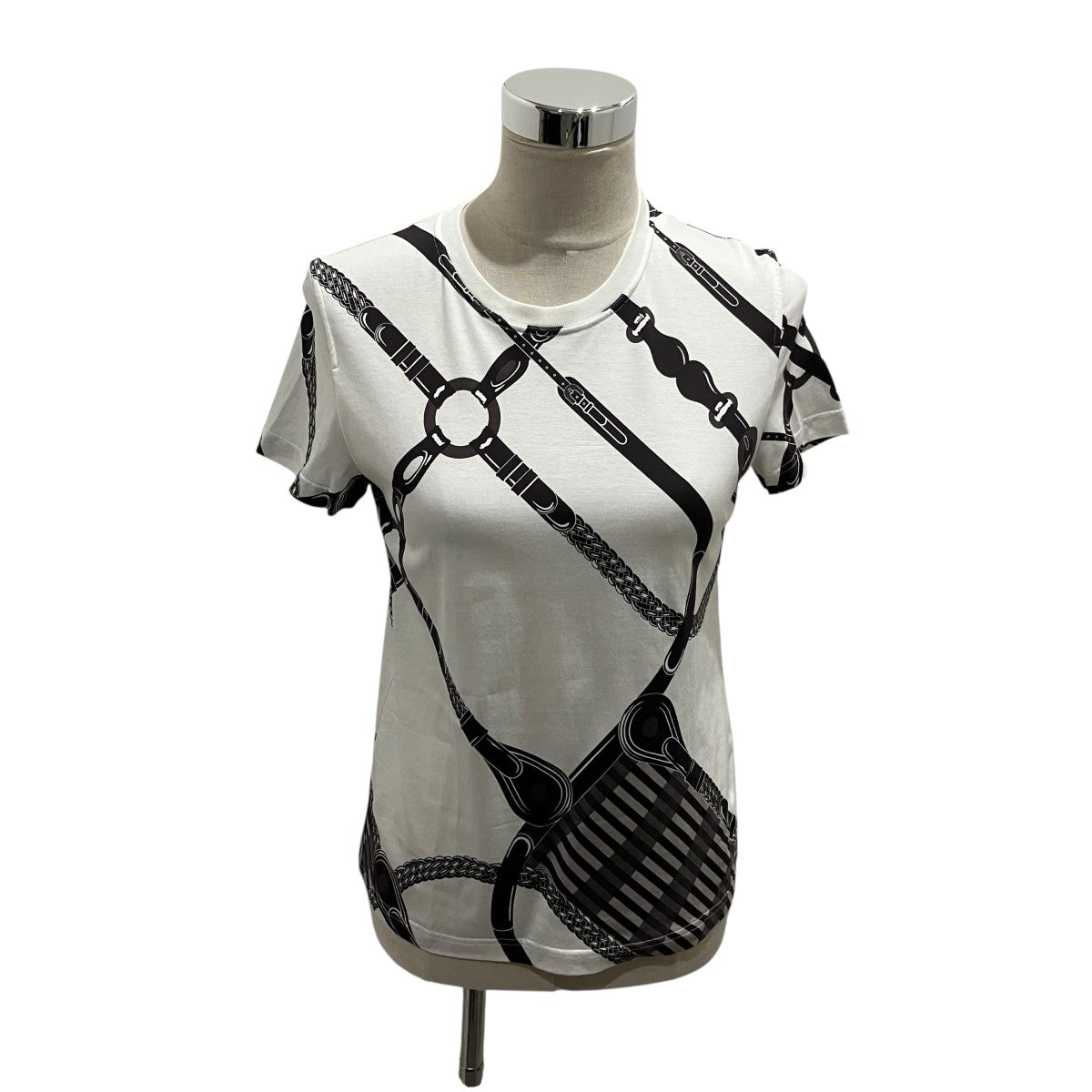 HERMES プリントTシャツ5E4628DE 古着・中古-1枚目のアイテム画像