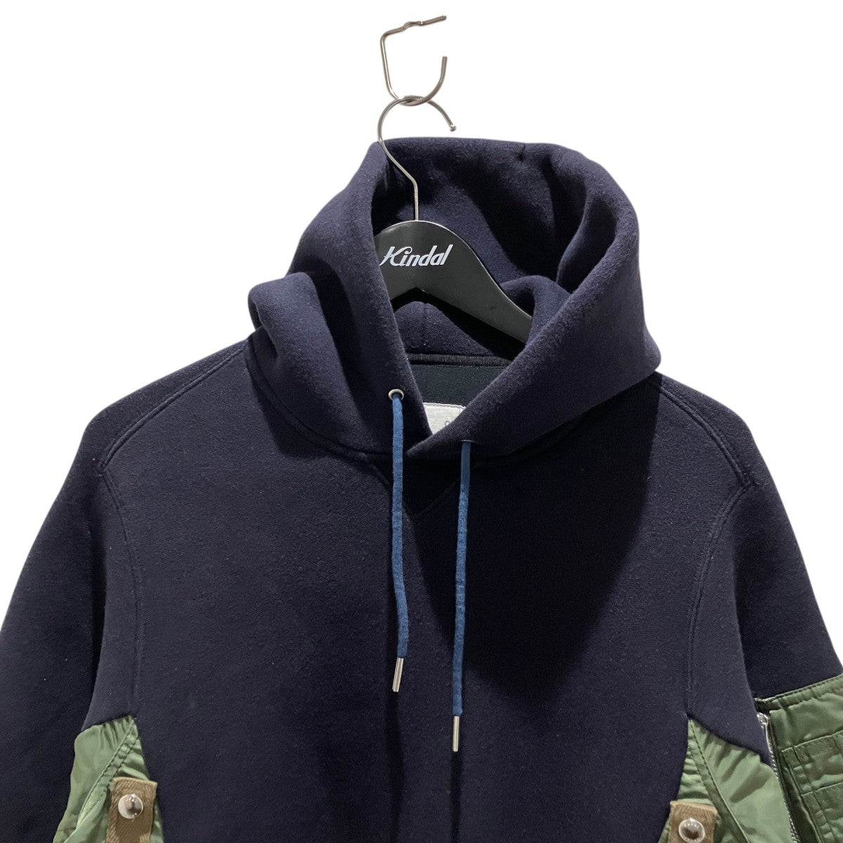 sacai 【Sponge Sweat x MA-1 Hoodie】ドッキングパーカーSCM-033 古着・中古-3枚目のアイテム画像