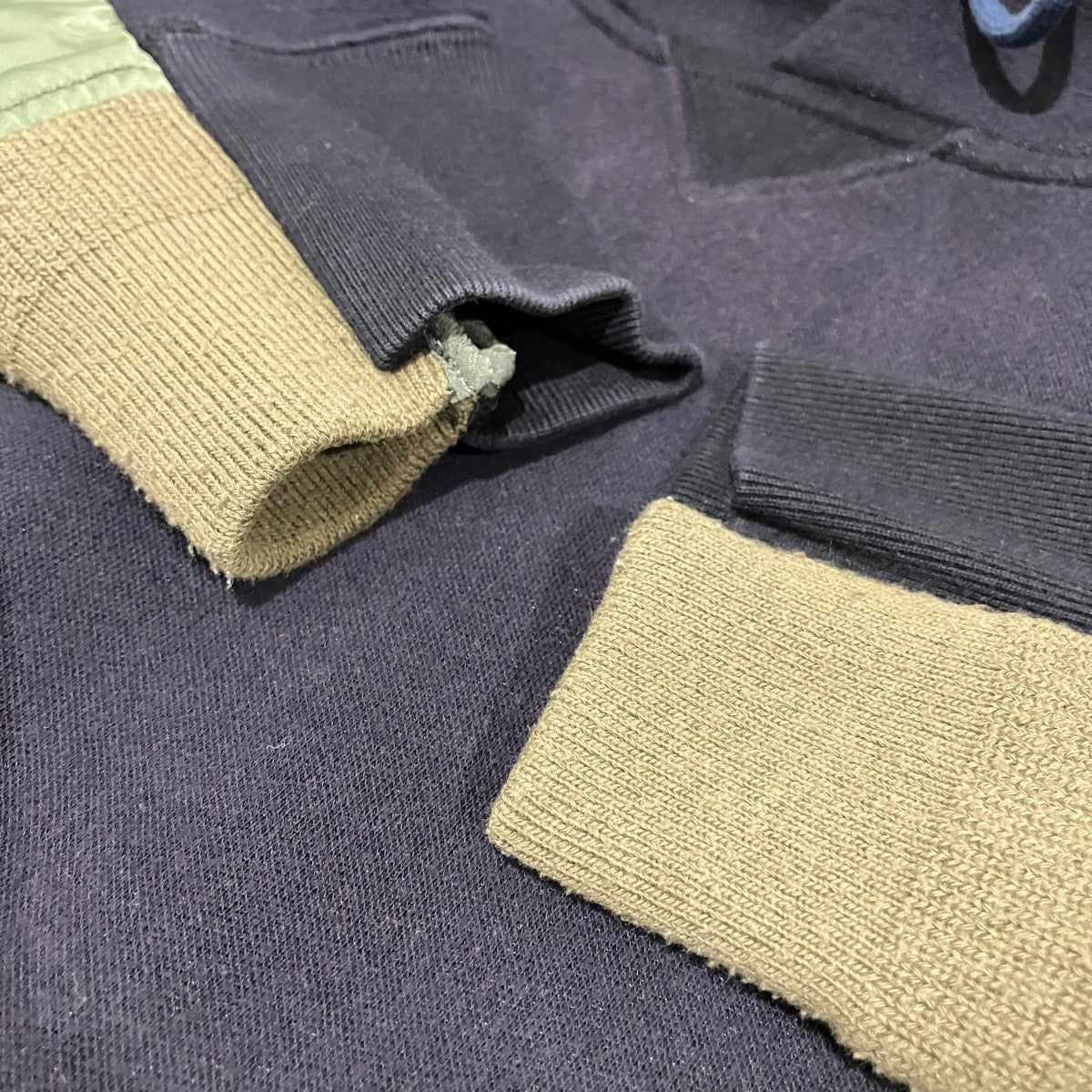 sacai 【Sponge Sweat x MA-1 Hoodie】ドッキングパーカーSCM-033 古着・中古-5枚目のアイテム画像