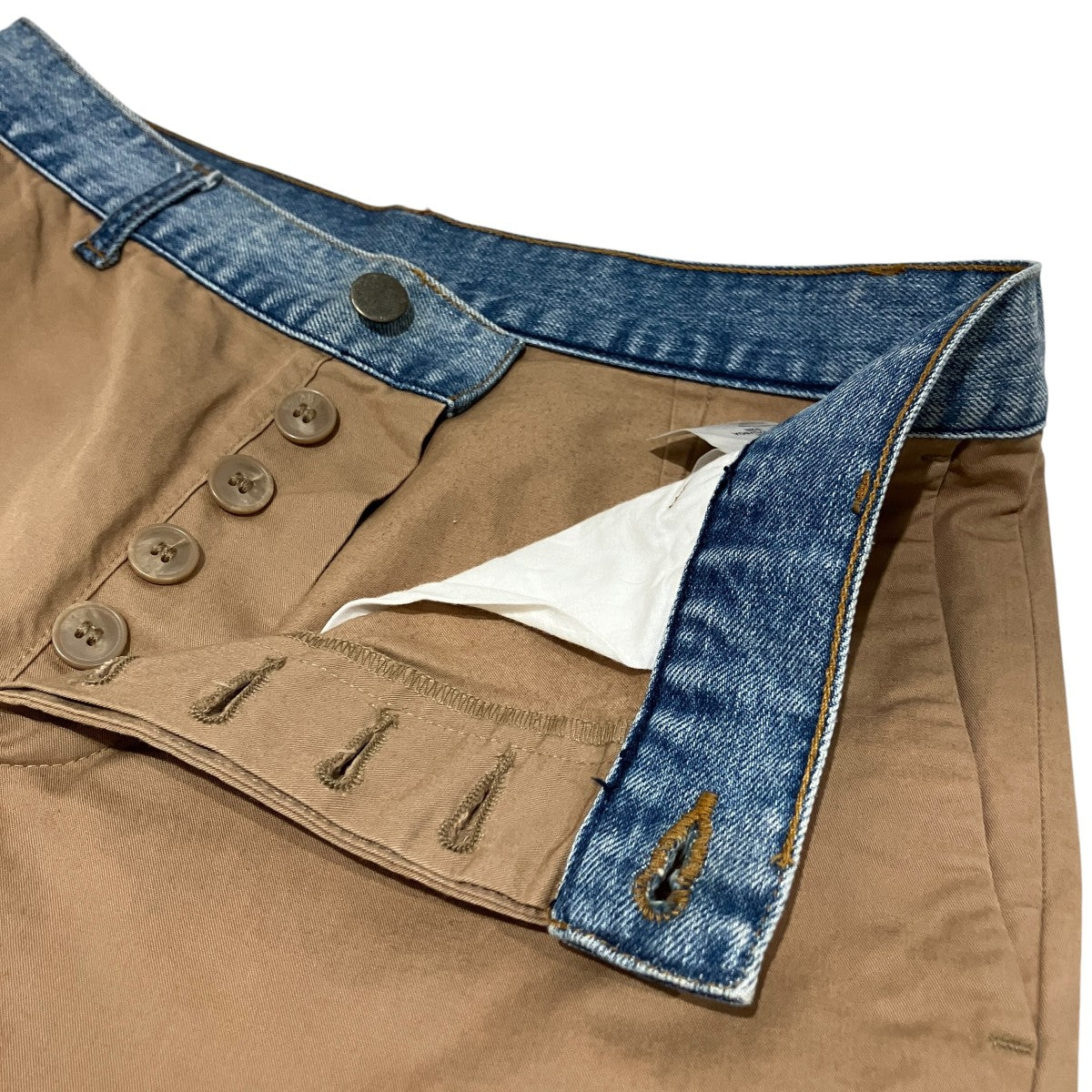 MAISON MARTIN MARGIELA×H＆M ドッキングチノパン カーキ サイズ 46