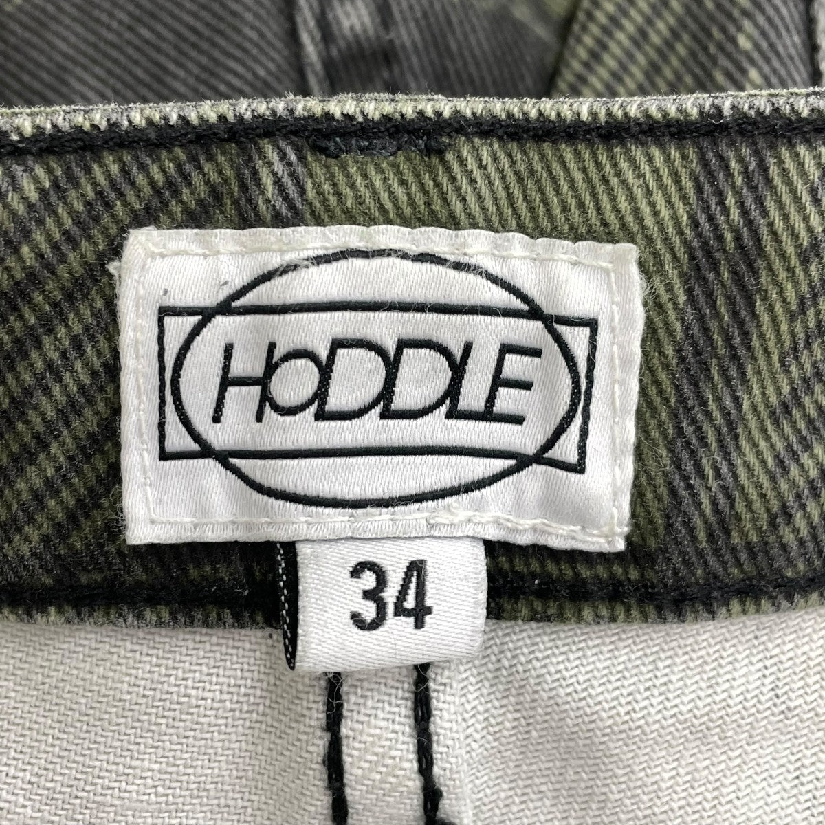 HODDLE ワイドチェックパンツ 古着・中古-7枚目のアイテム画像