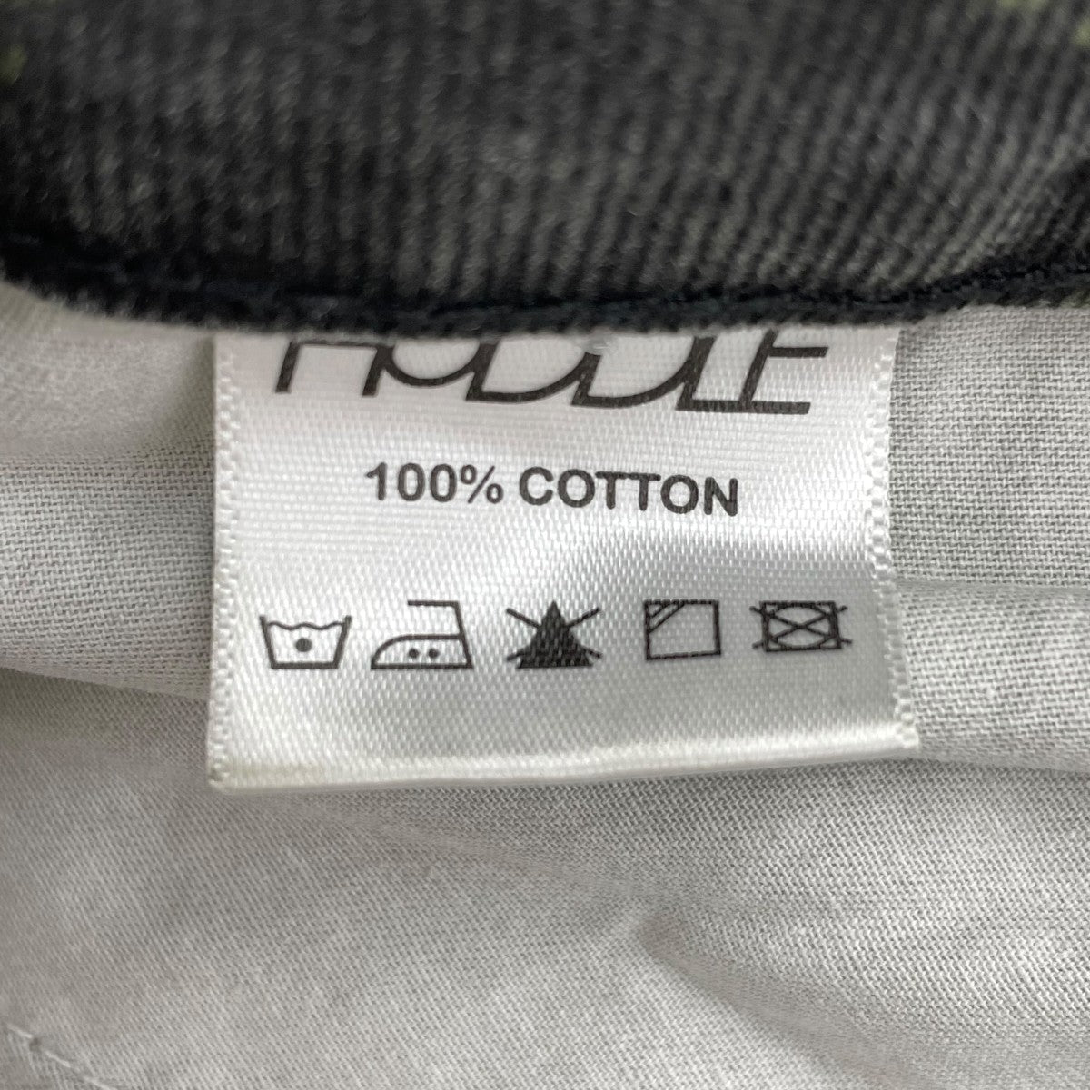 HODDLE ワイドチェックパンツ 古着・中古-8枚目のアイテム画像