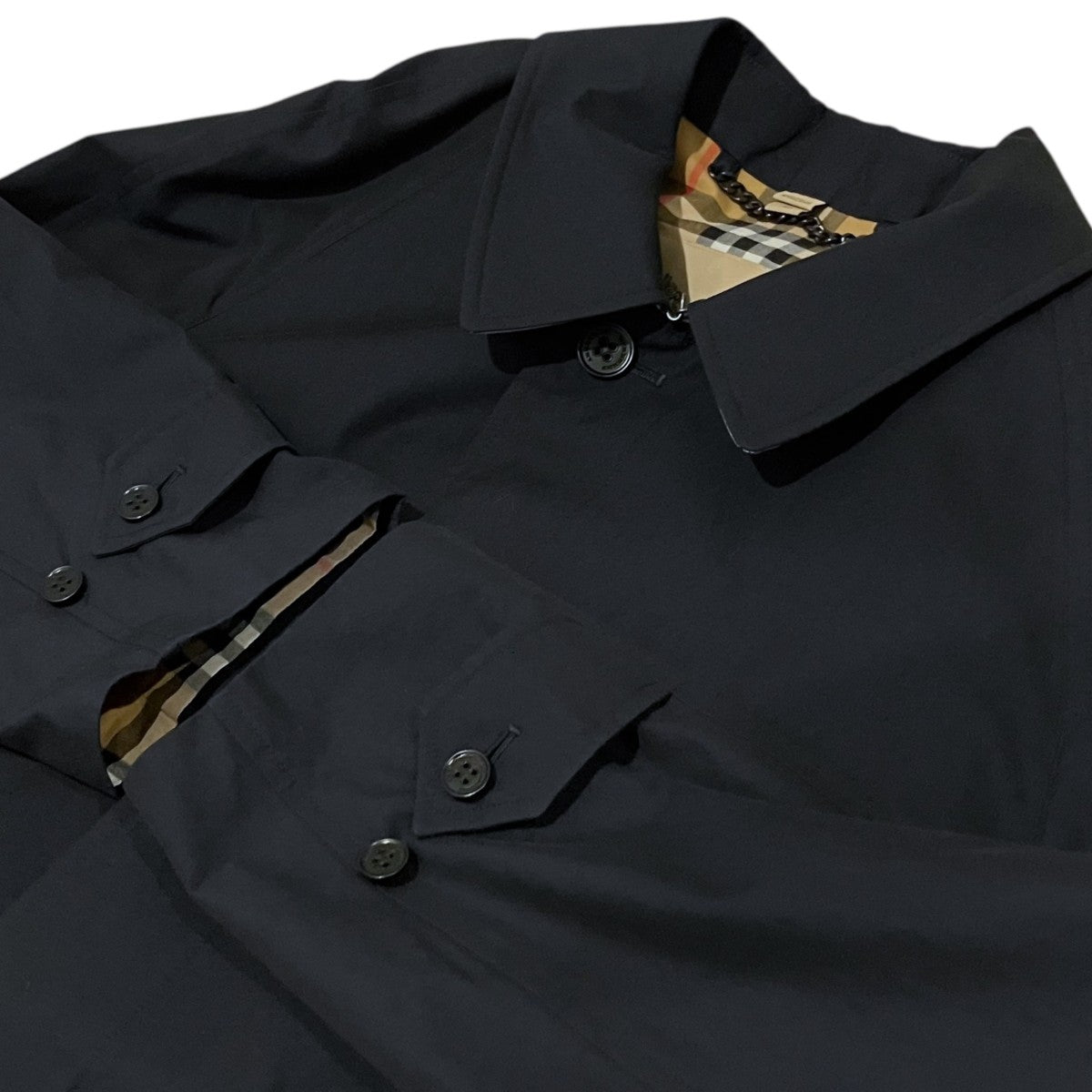 BURBERRY(バーバリー) ステンカラーコート ネイビー サイズ 46｜【公式