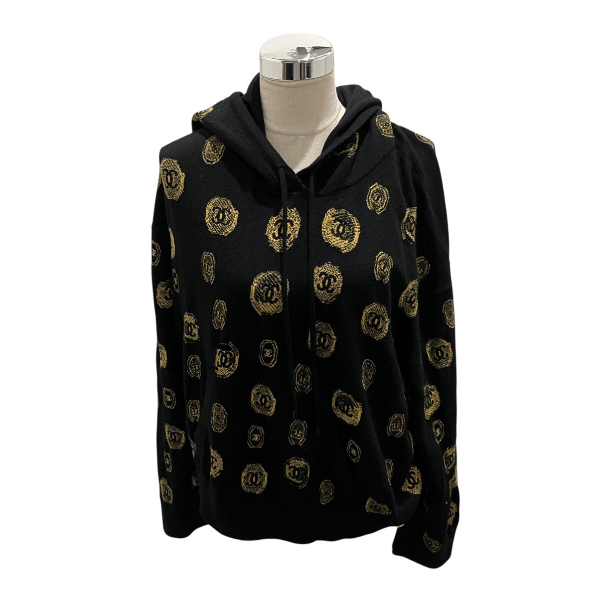 CHANEL ニットパーカーP70993K10160 古着・中古-1枚目のアイテム画像