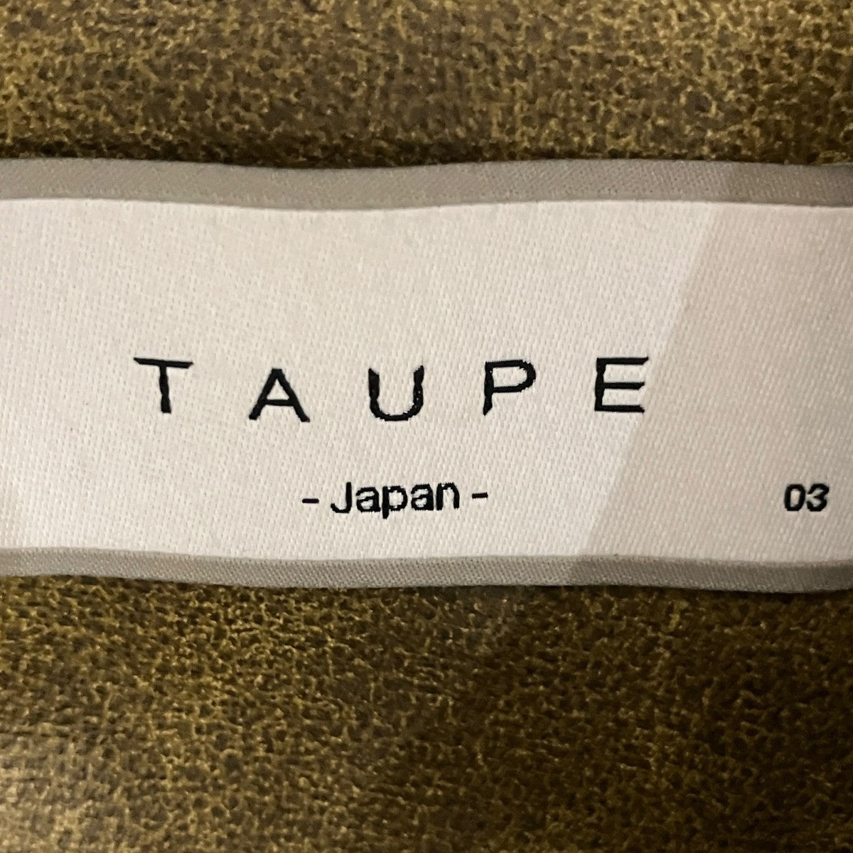 TAUPE 【TACTICAL LEATHER FLIGHT JACKET】フェイクレザージャケットTPM25102001 古着・中古-6枚目のアイテム画像