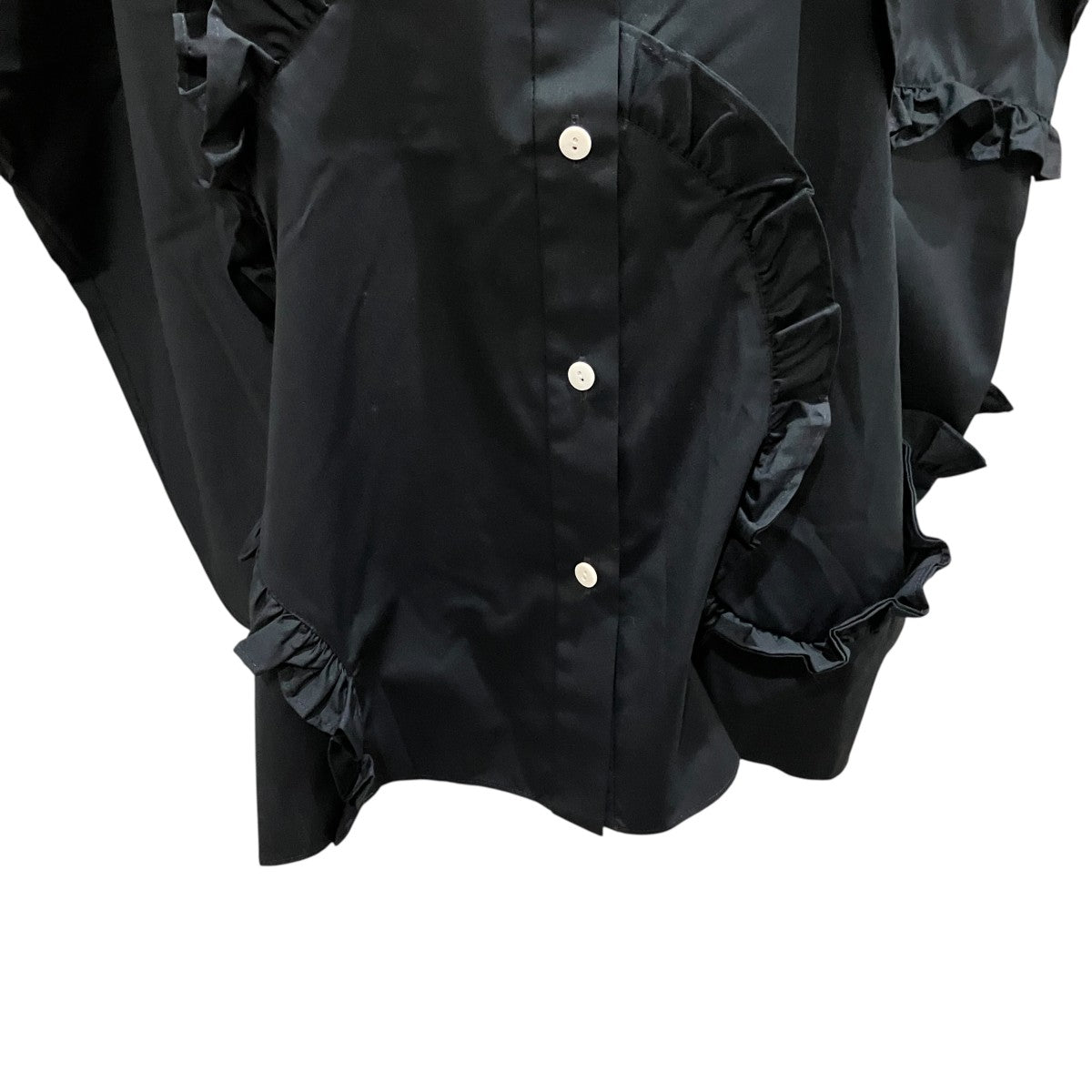 ENFOLD 26SS【ALIEN FRILL SQUARE SHIRT】フリルシャツ300JS230-3721 古着・中古-4枚目のアイテム画像