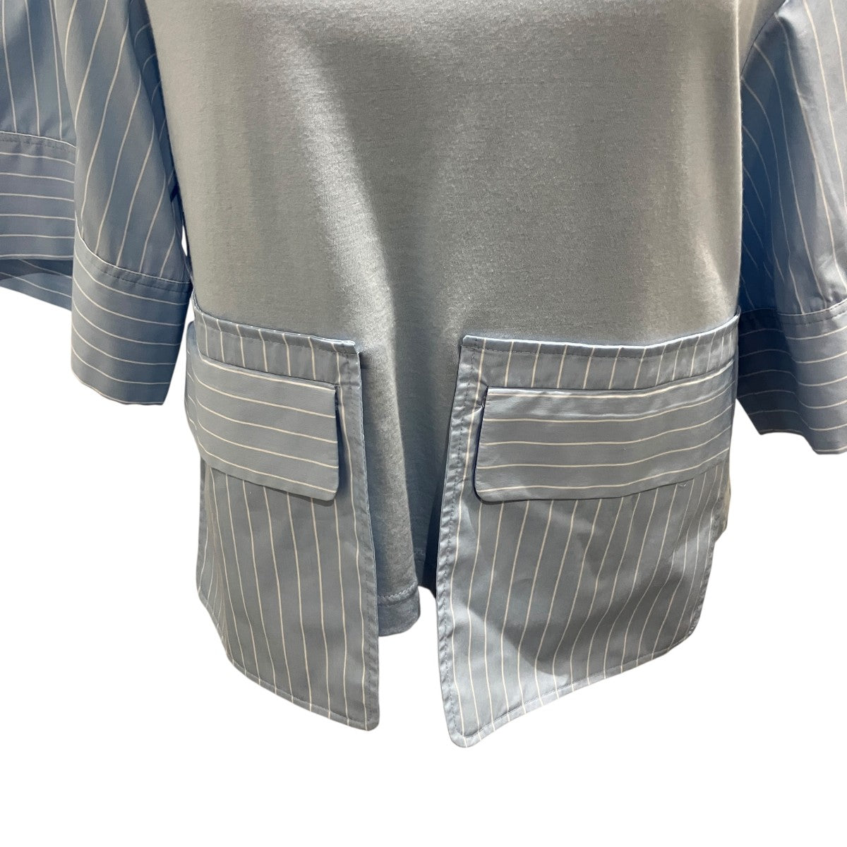 nagonstans 26SS【woven combi t-shirt】切替Tシャツ470JS480-2071 古着・中古-4枚目のアイテム画像