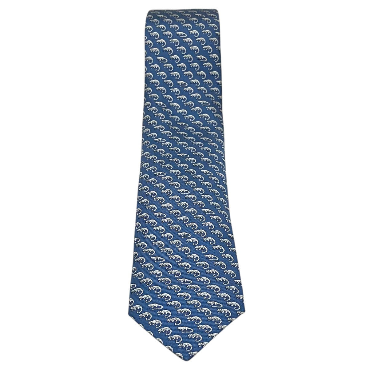 HERMES 総柄ネクタイ 古着・中古-2枚目のアイテム画像