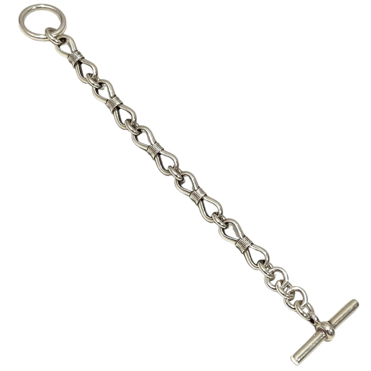WAKAN Silver smith 【ALL mebiusu hook bracelet】チェーンブレスレットBN-065 古着・中古-4枚目のアイテム画像
