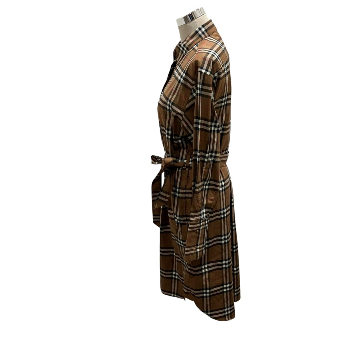 BURBERRY チェックシャツワンピース8093477 古着・中古-5枚目のアイテム画像