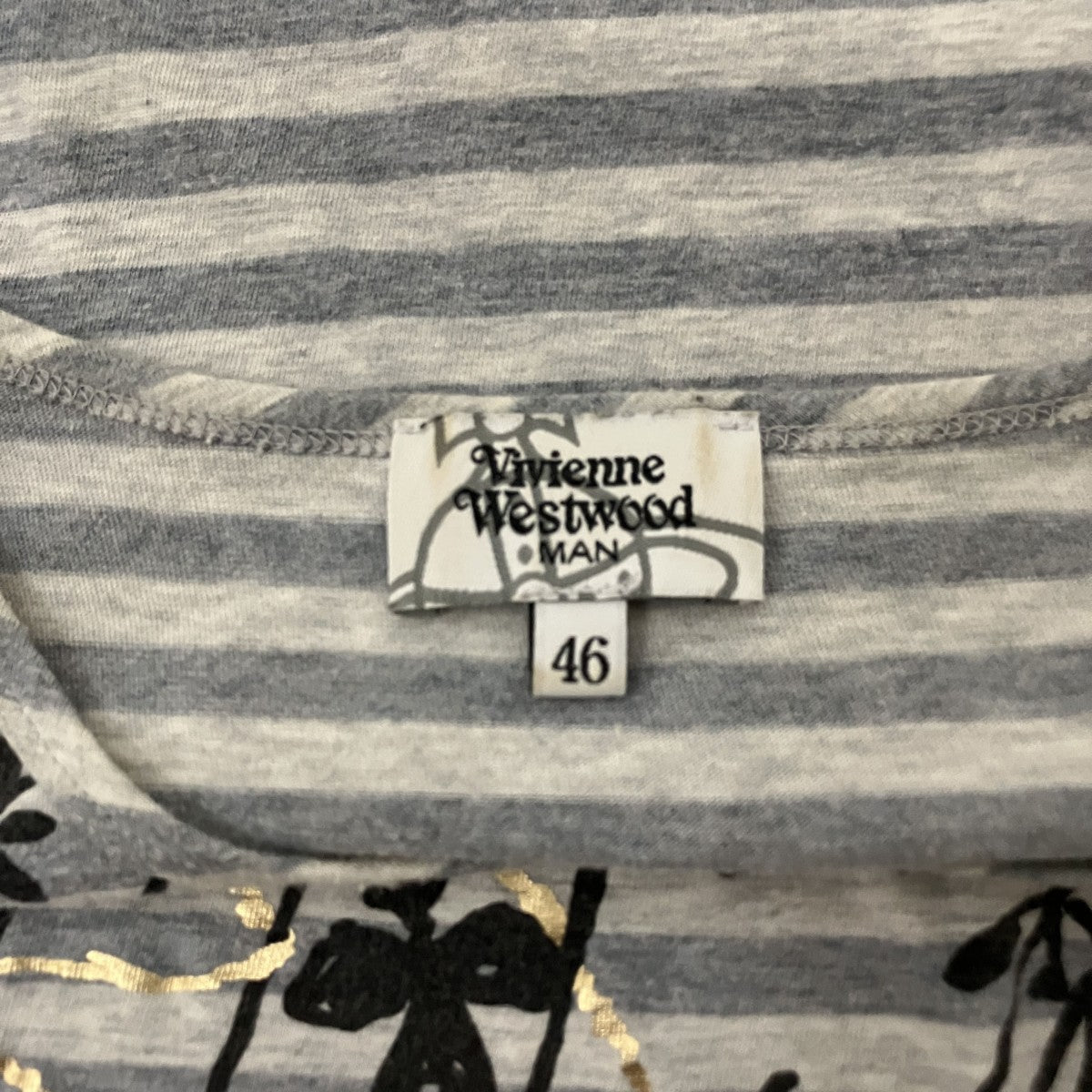 Vivienne Westwood man ボーダーTシャツ 古着・中古-6枚目のアイテム画像