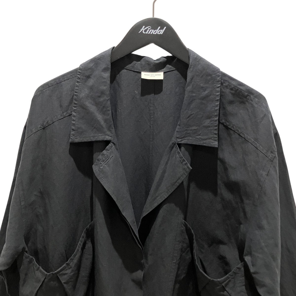DRIES VAN NOTEN 半袖リネンジャンプスーツ1563-343-0108 古着・中古-3枚目のアイテム画像