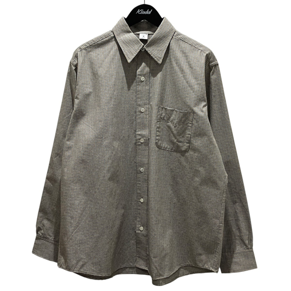 【GR7 MIXED POPLIN CHECK L／S】チェックシャツM72-780